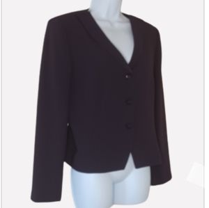 Albert Nipon purple blazer, sz 10